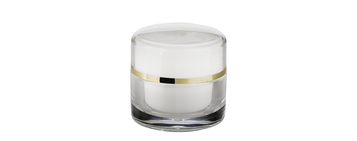 Acrylic Round Cream Jar with thicker cap 60ml - LCD-60-H Midnight Party